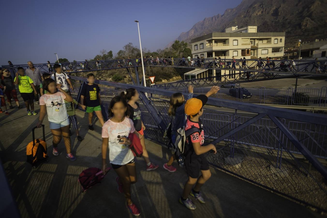 La protesta de los jóvenes por falta de transport escolar