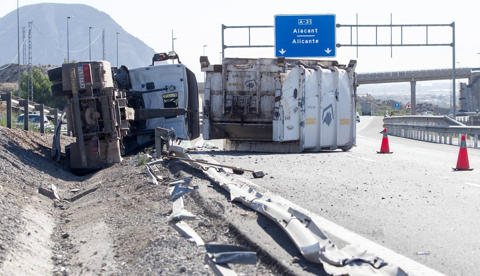 Accidente de tráfico en la A-31 en dirección Alicante