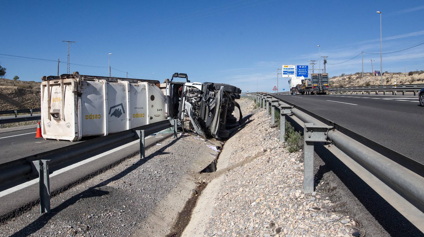 Accidente de tráfico en la A-31 en dirección Alicante