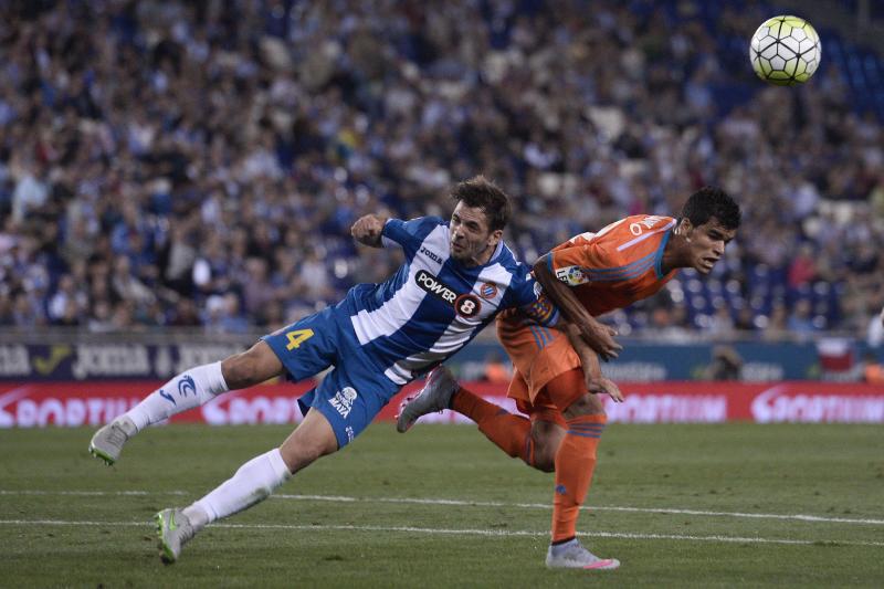 Partido entre Espanyol y Valencia