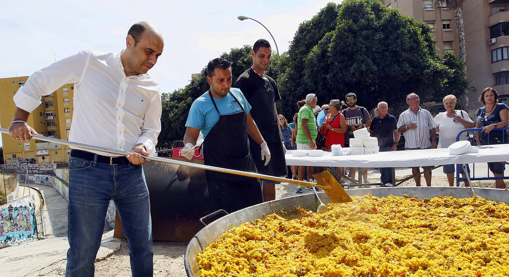 Inauguración del vial que une el barrio de San Blas con Princesa Mercedes y Alipark