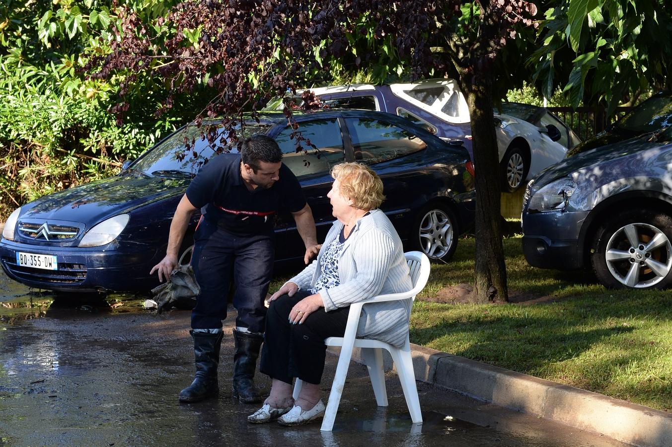 Inundaciones en el sudeste de Francia