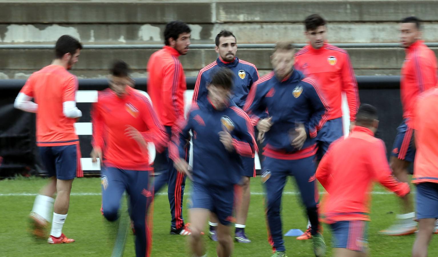 El Valencia prepara el partido de Champions contra el Gent