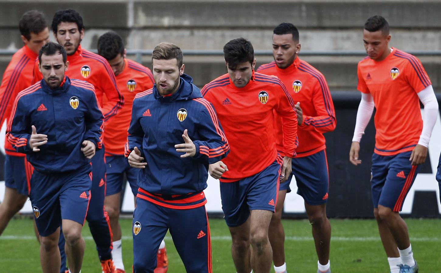 El Valencia prepara el partido de Champions contra el Gent