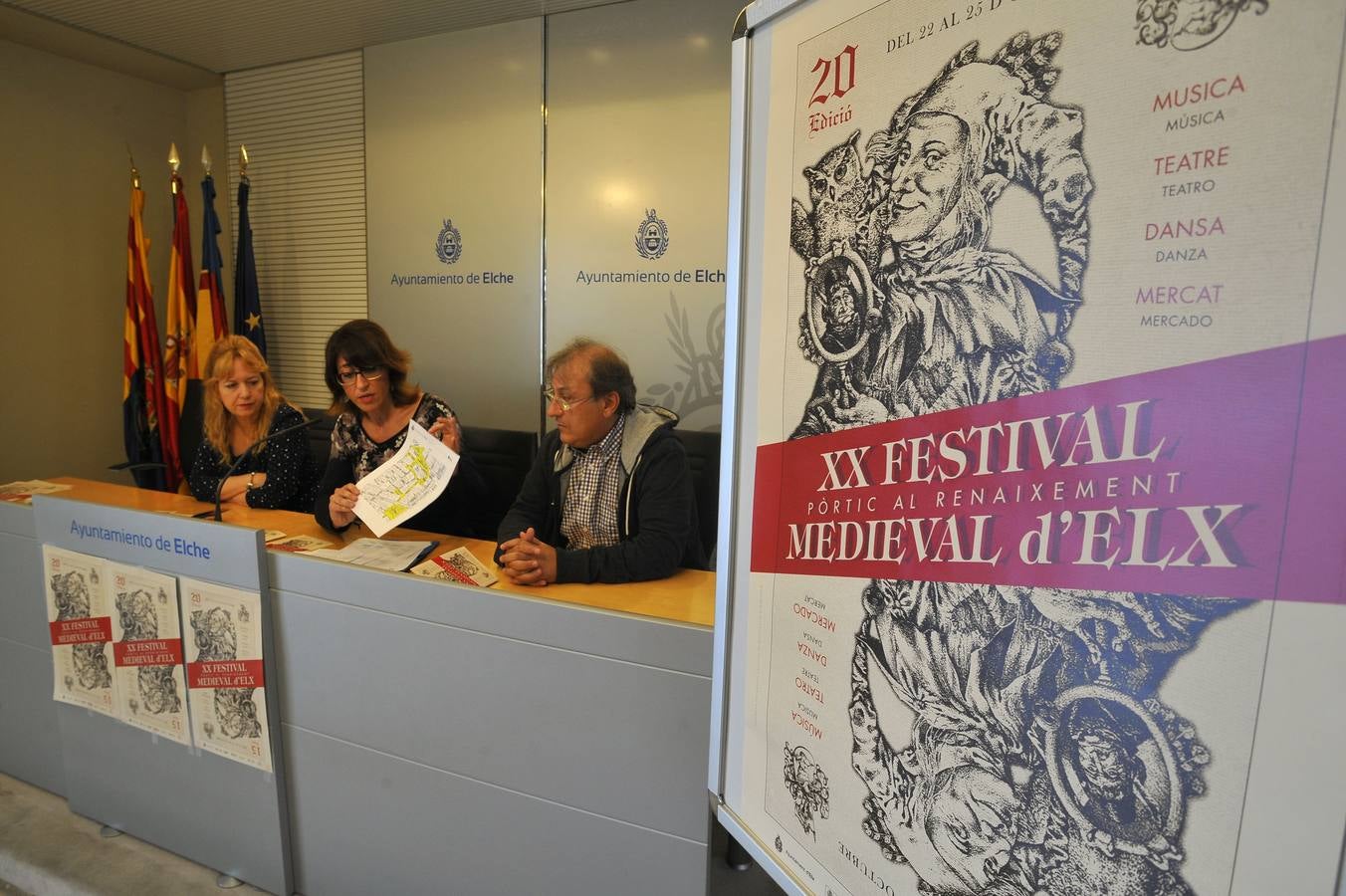 Presentación de Mercado Medieval en Elche