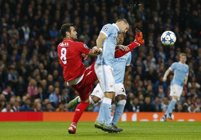 Las mejores imágenes del Manchester City - Sevilla