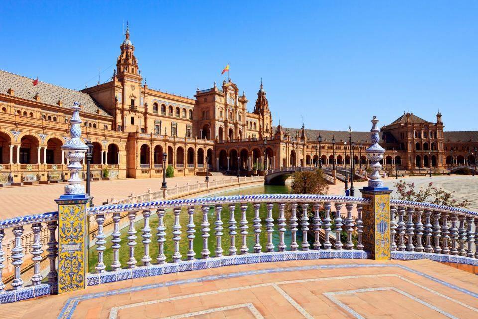 Plaza de España de Sevilla.. 