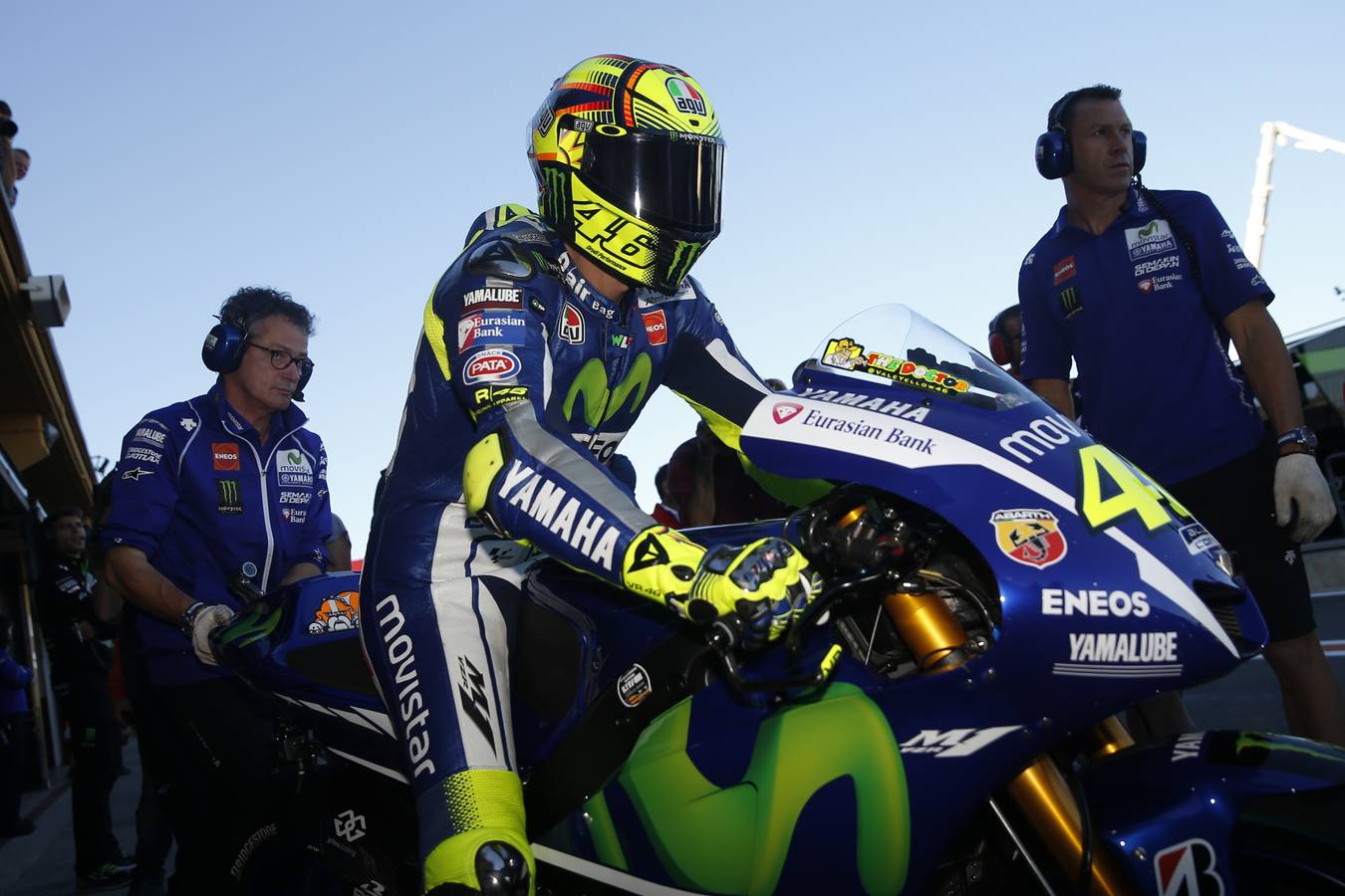 Entrenamientos libres de Moto GP en el circuito de Cheste