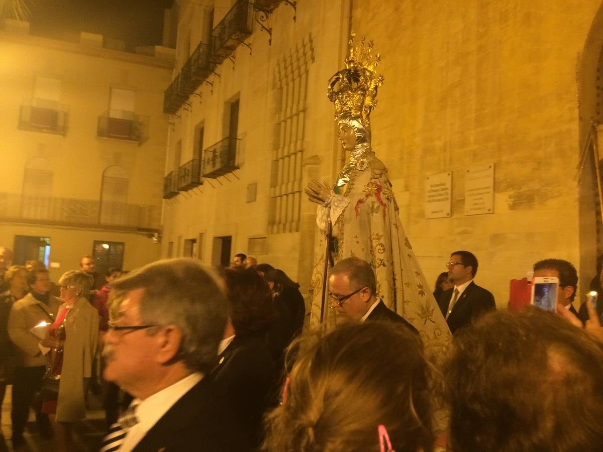 La procesión de la Virgen cierra el año jubilar