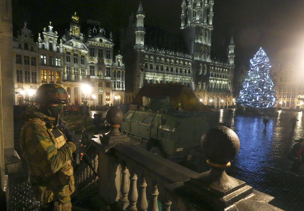 Operación antiterrorista en Bruselas