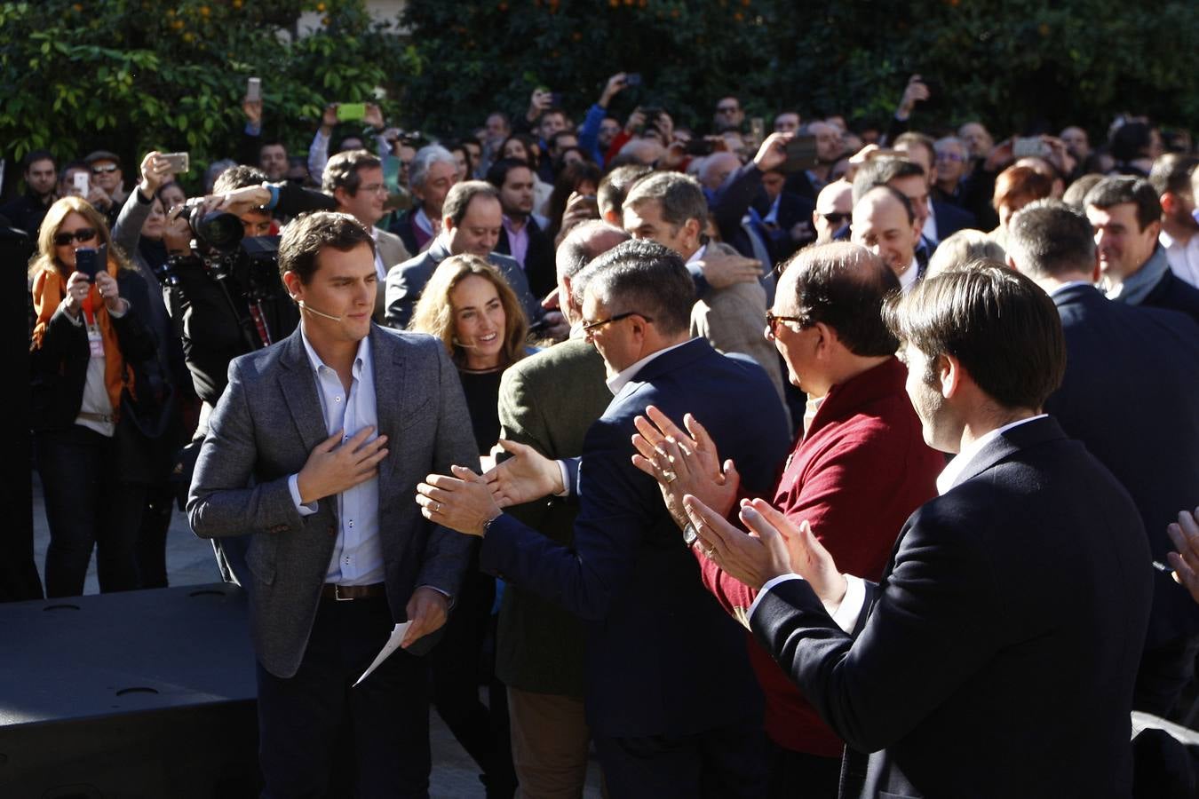 Mitin de Albert Rivera (Ciudadanos) en Valencia