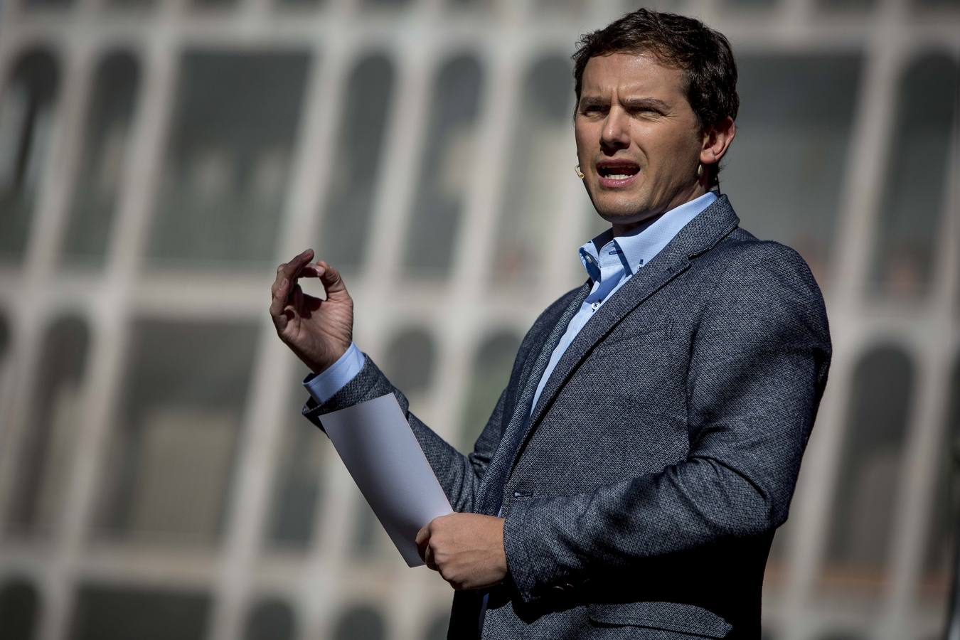Mitin de Albert Rivera (Ciudadanos) en Valencia