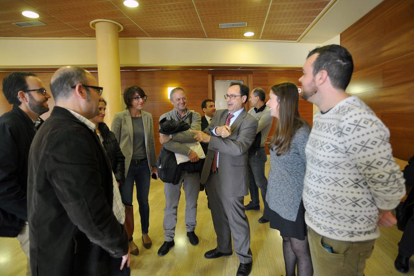 Reunión del conseller de Hacienda, Vicent Soler, con el Consejo Social y Económico de Elche