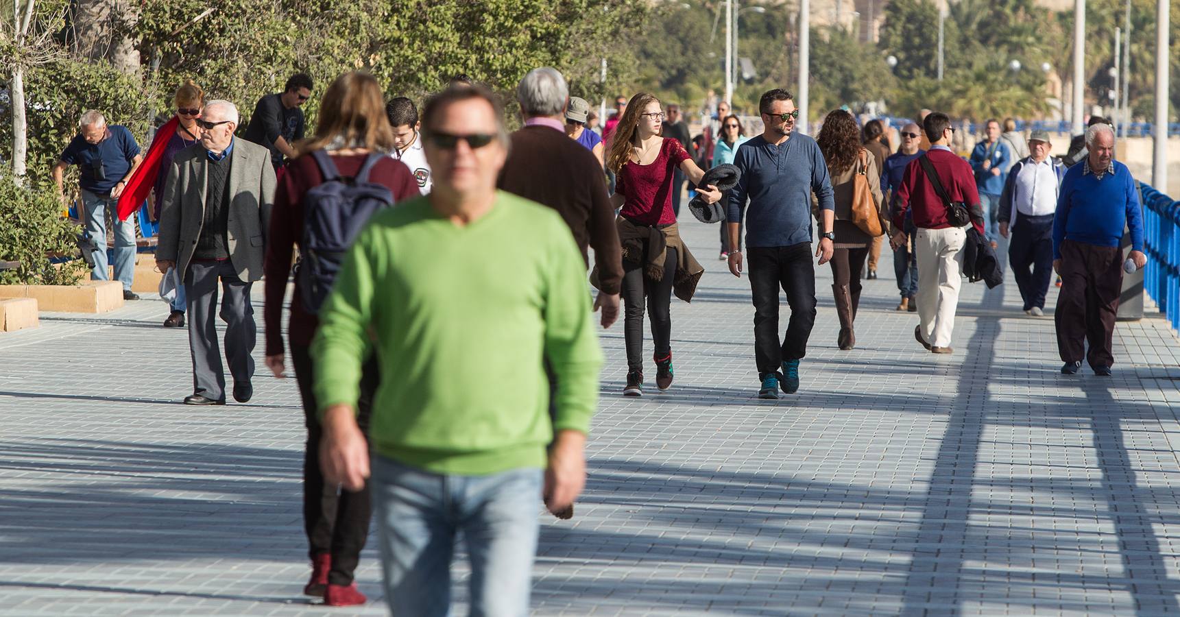 Altas temperaturas en la jornada de reflexión en Alicante