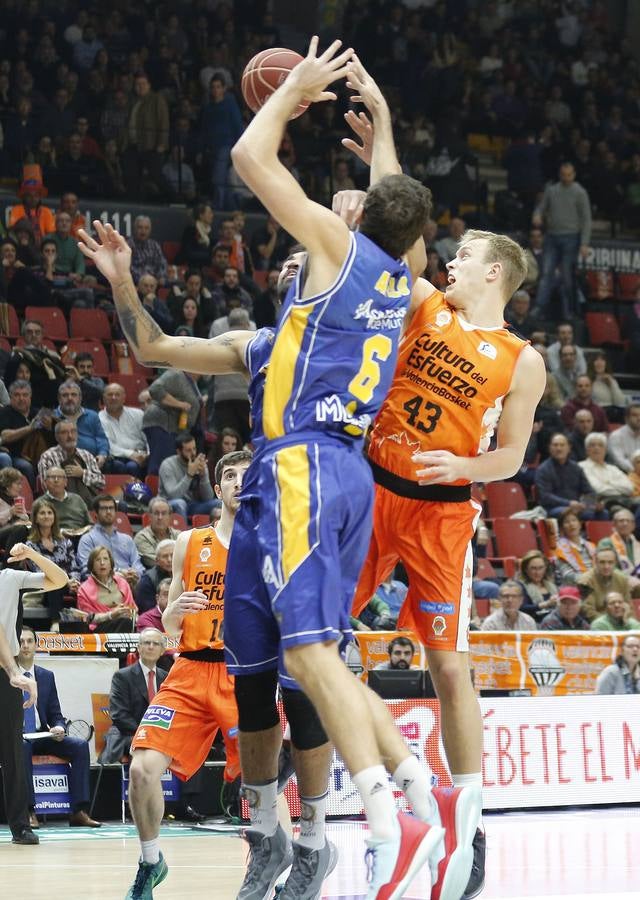 El Valencia Basket vs UCAM Murcia, en imágenes