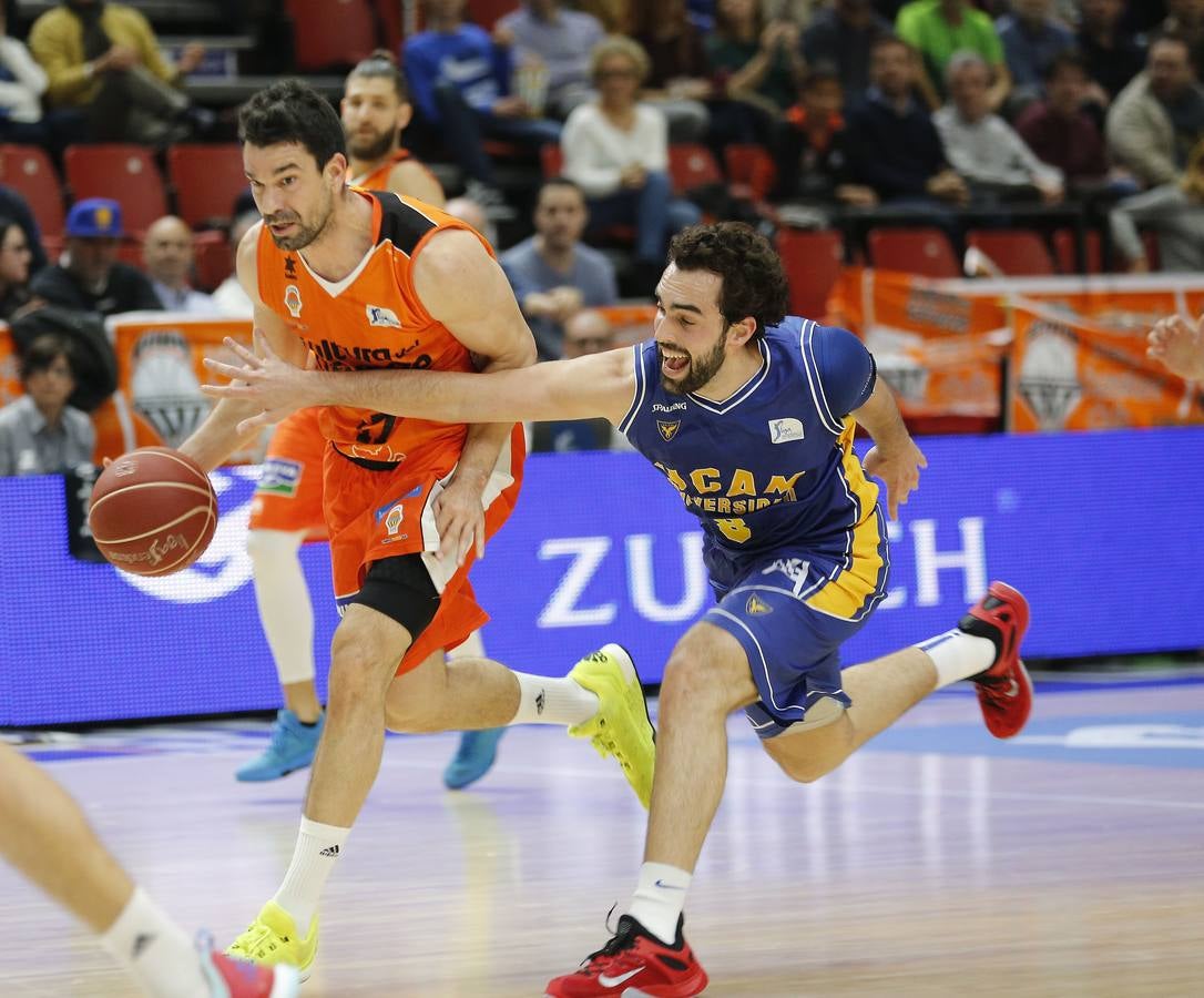 El Valencia Basket vs UCAM Murcia, en imágenes