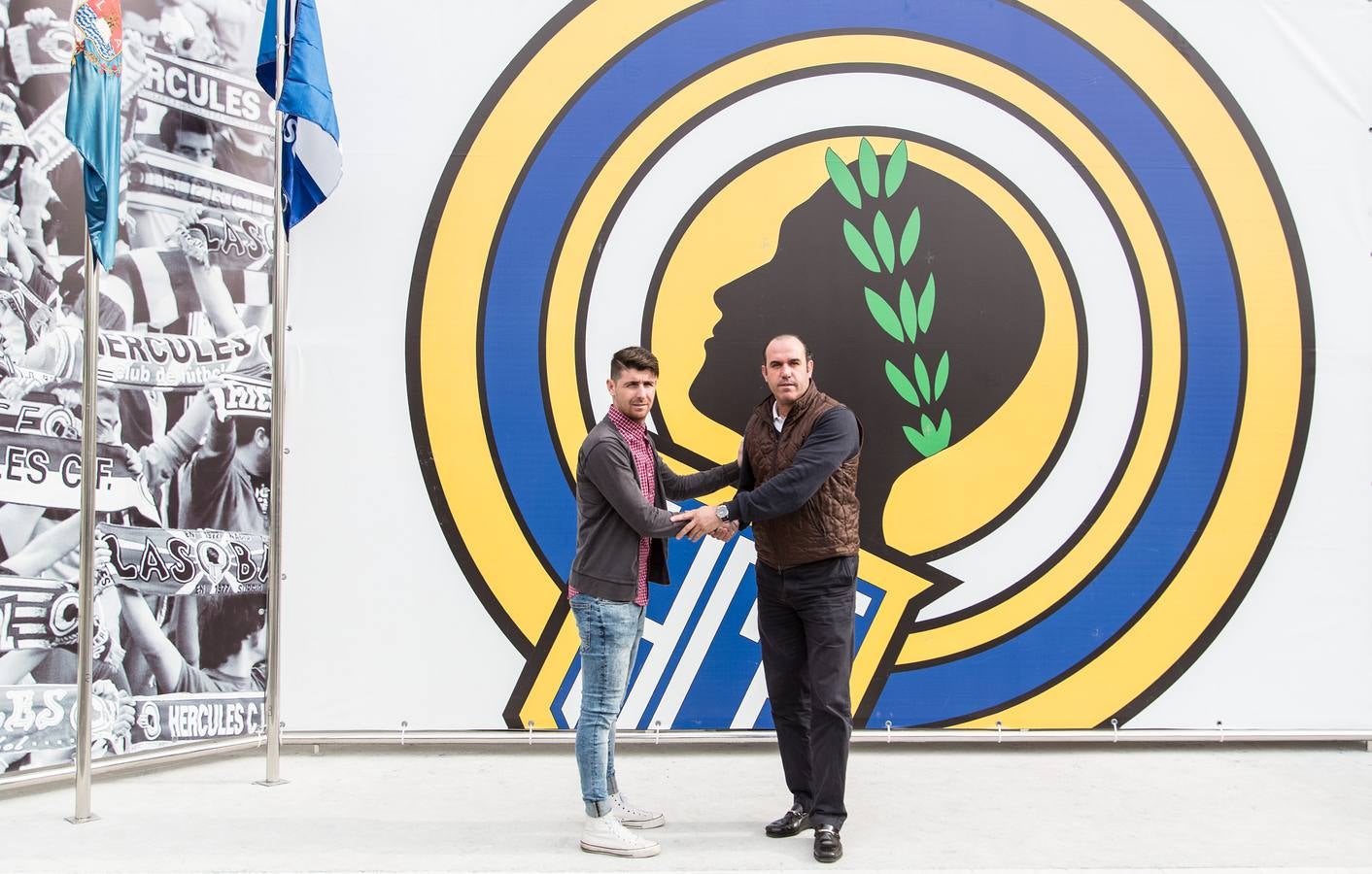 Presentacion de Javi Flores como nuevo jugador del Hercules