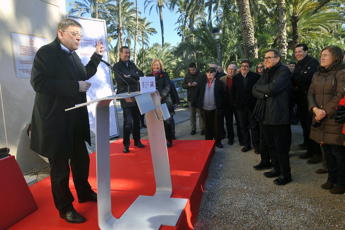 Acto de conmemoración del 125 aniversario del PSOE en Elche