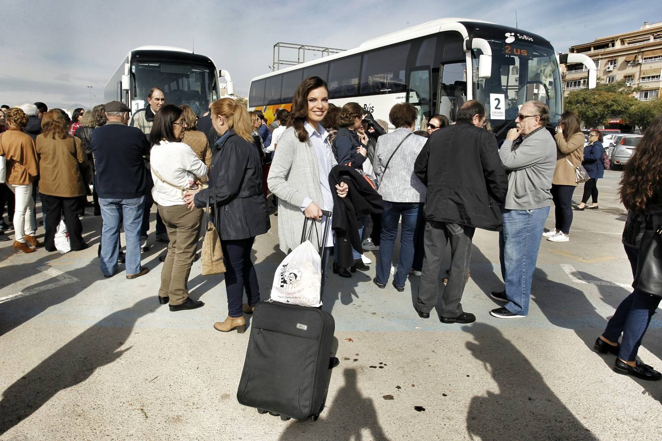 Las candidatas a Bellea del Foc, a conquistar Madrid