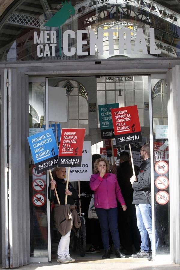 Manifestación de los vendedores del Mercado Central