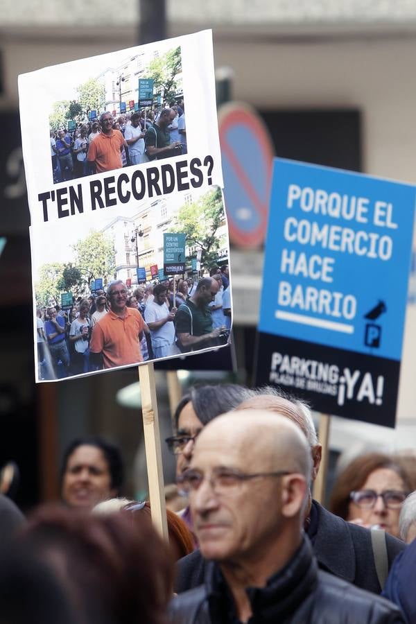 Manifestación de los vendedores del Mercado Central