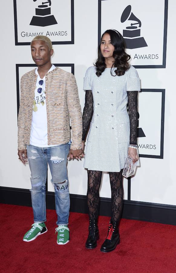 Pharrell Williams y Helen Lasichanh.