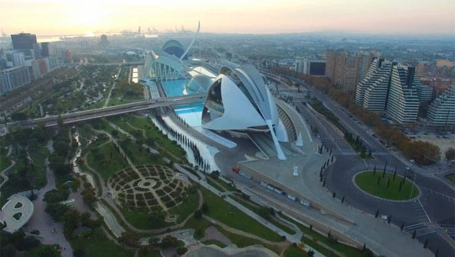 Ciudad de las Artes y de las ciencias.