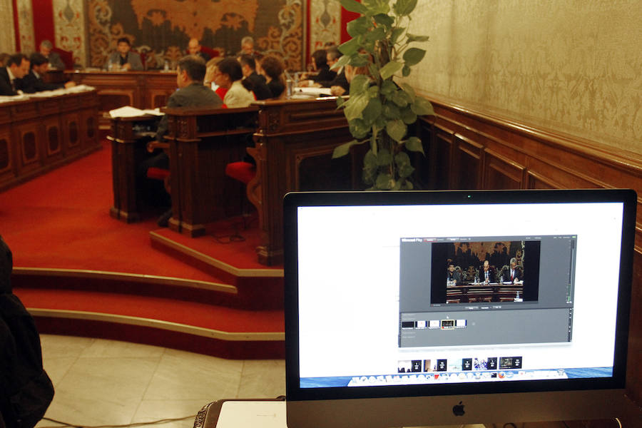 Pleno en el ayuntamiento de Alicante