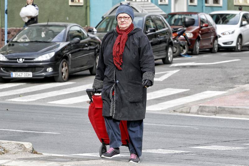 Temporal de frío y viento en la provincia