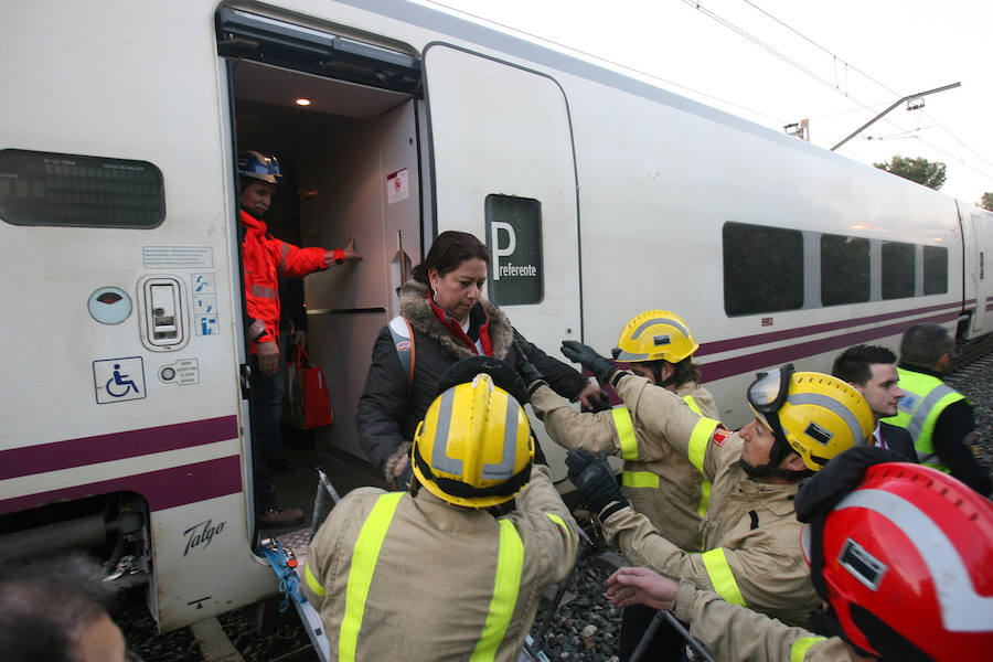 Euromed descarrilado en Tarragona