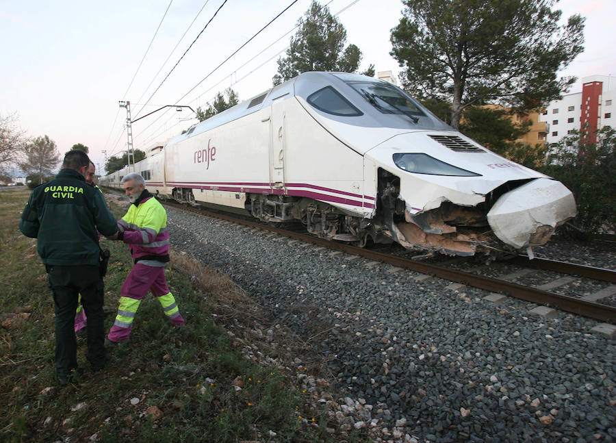 Euromed descarrilado en Tarragona