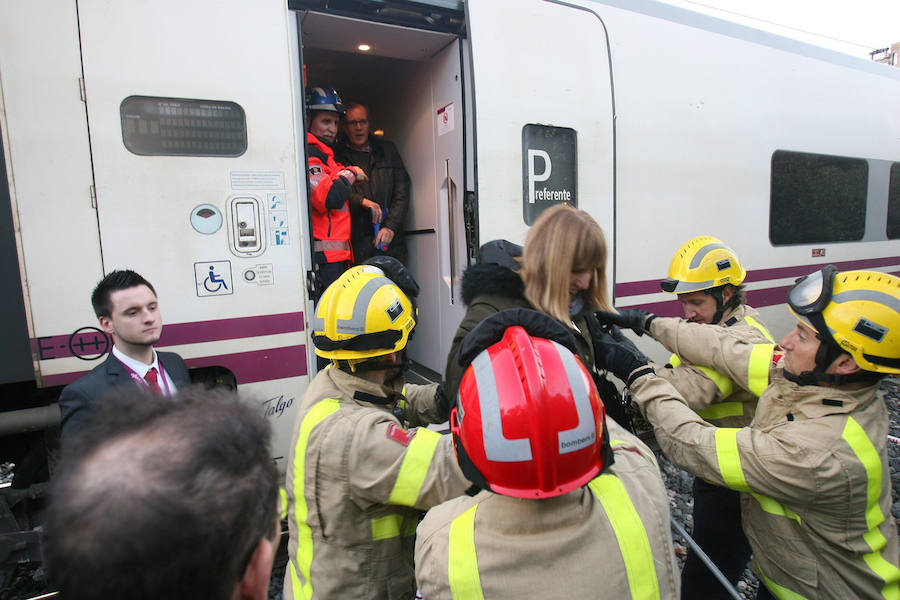 Euromed descarrilado en Tarragona