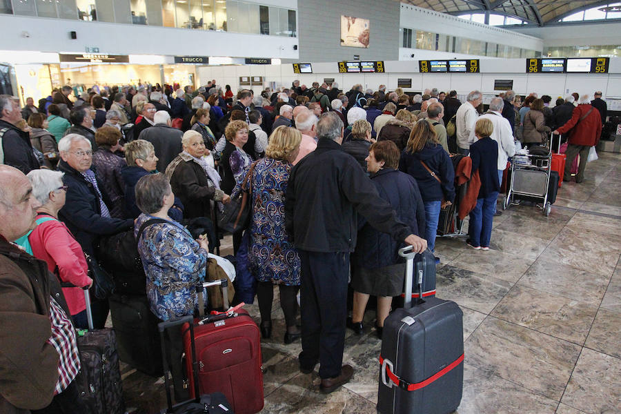 Cancelados 30 vuelos en Alicante por la huelga de controladores franceses