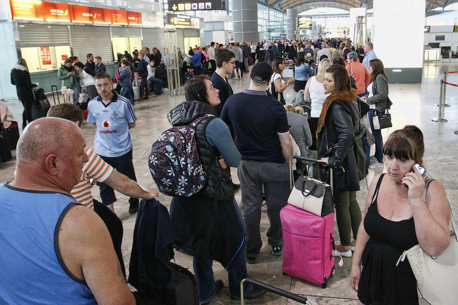 Cancelados 30 vuelos en Alicante por la huelga de controladores franceses