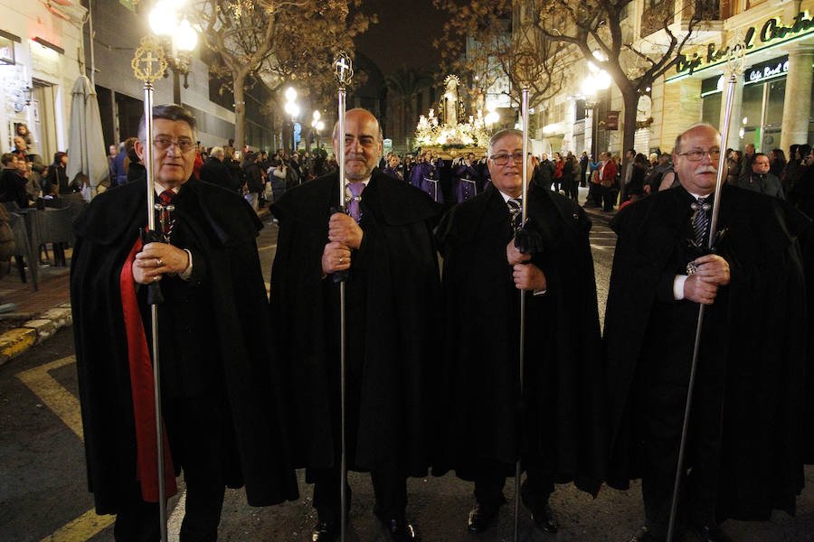 Procesión del Cristo del Hallazgo y la Virgen Dolorosa en Alicante