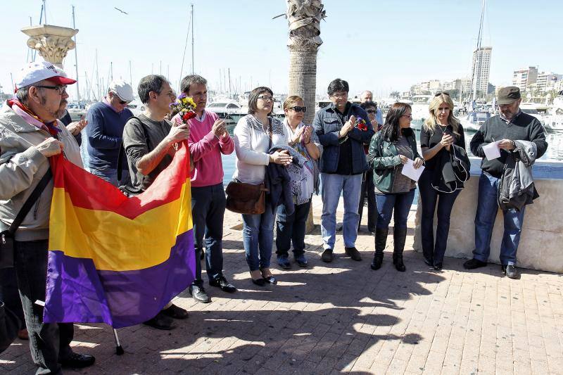 Homenaje a los republicanos que quedaron atrapados en el Puerto de Alicante