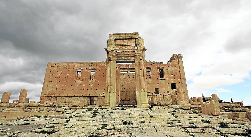 Ejemplo de longevidad. En sus dos mil años de existencia, el templo de Bel fue helénico, romano, iglesia y mezquita. Los yihadistas han tratado de volar su historia, como la del resto de Palmira (Siria).