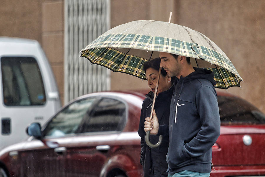 Día lluvioso en Alicante