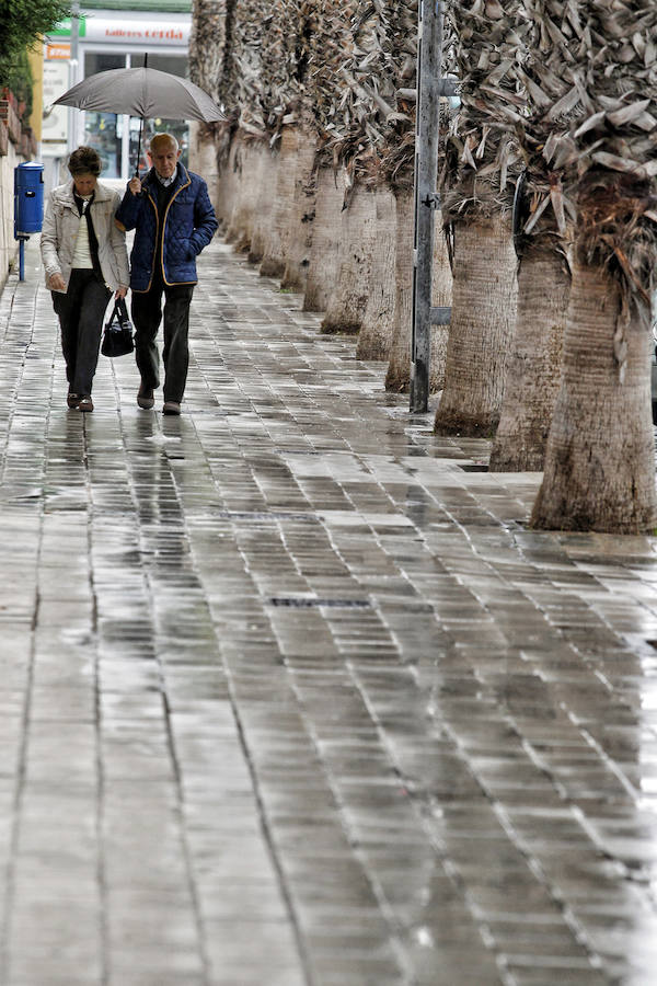 Día lluvioso en Alicante