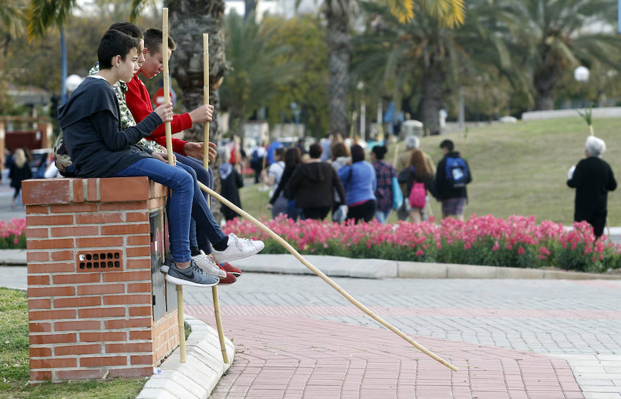 Miles de romeros participan en la Peregrina (I)