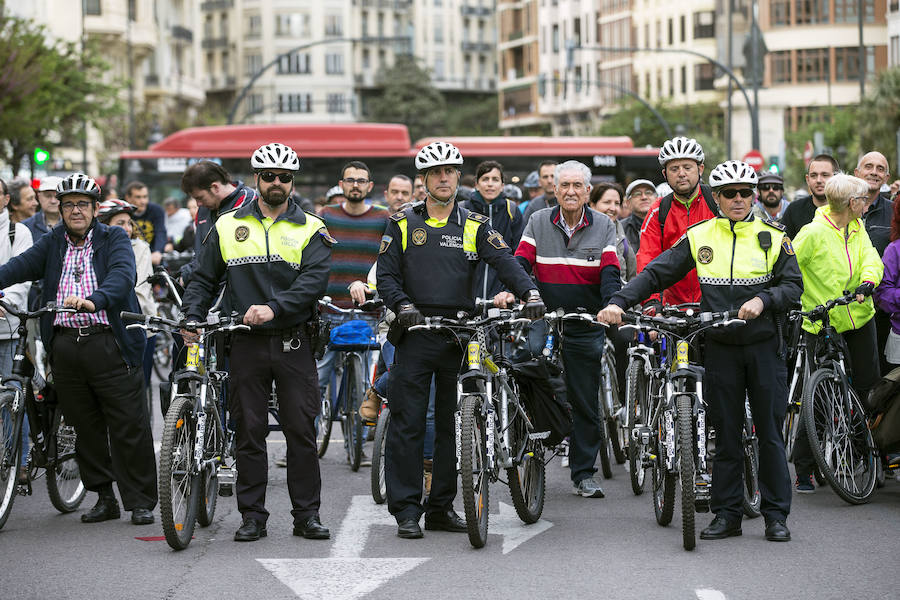 Bicifestación en Valencia