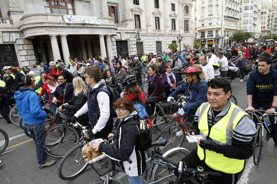 Bicifestación en Valencia