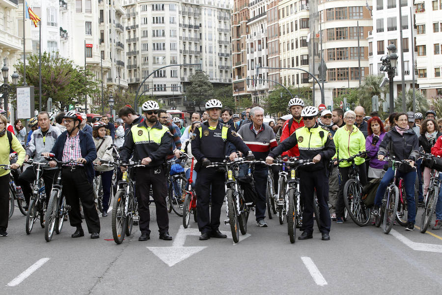 Bicifestación en Valencia