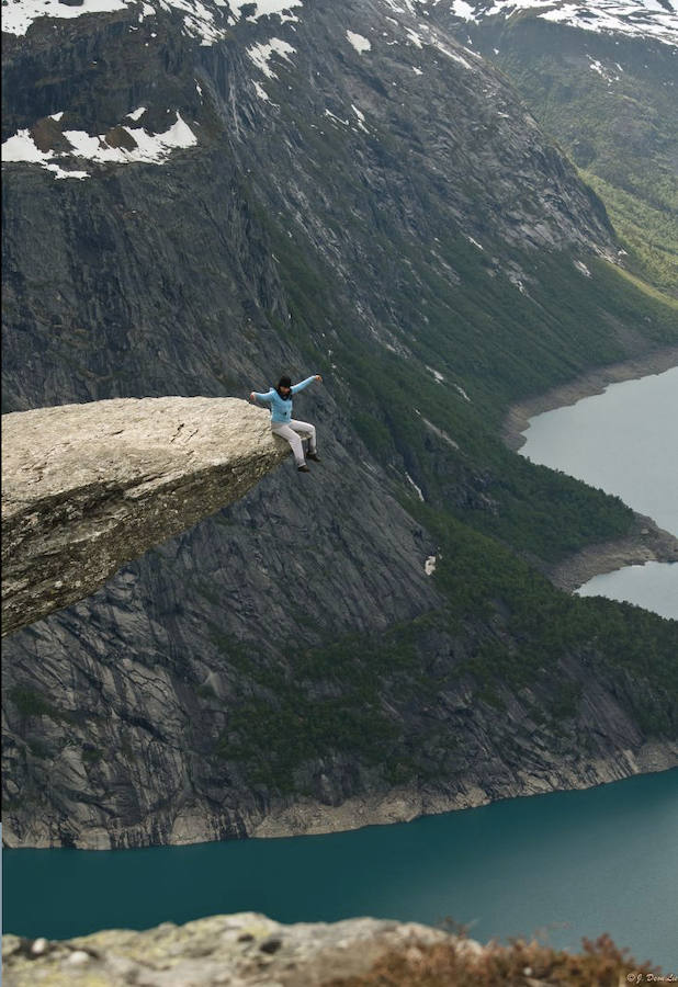 Trolltunga Rock (Noruega). 