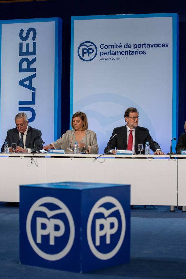 Rajoy clausura en Alicante el Comité de Portavoces Parlamentarios del PP