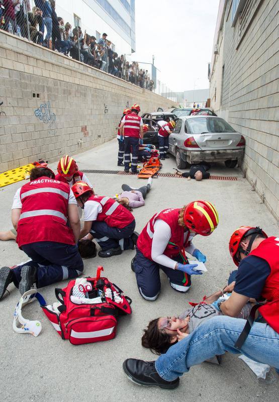 Simulacro de Cruz Roja