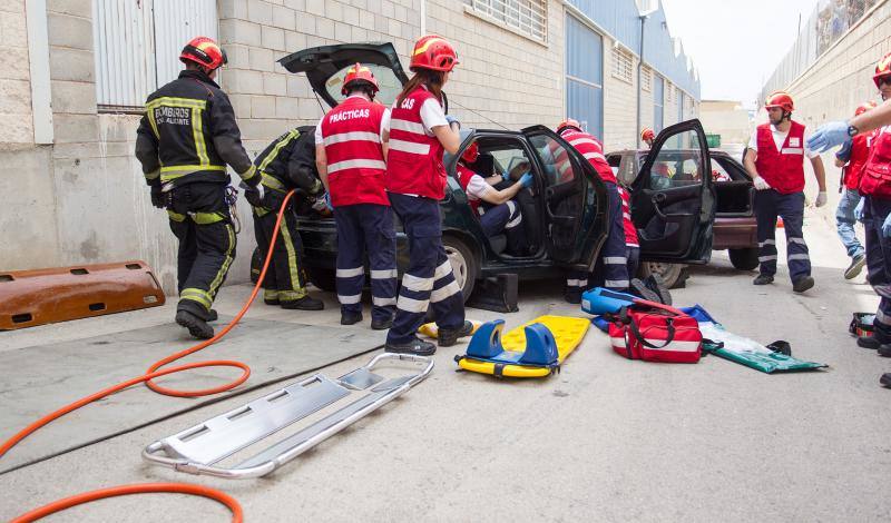 Simulacro de Cruz Roja