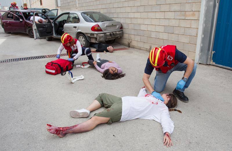 Simulacro de Cruz Roja