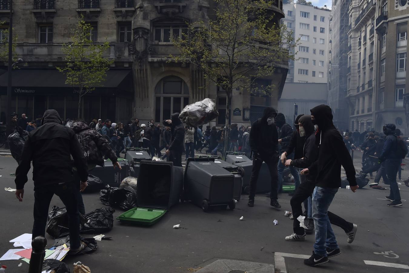 Nueva jornada de protestas en Francia contra la reforma laboral