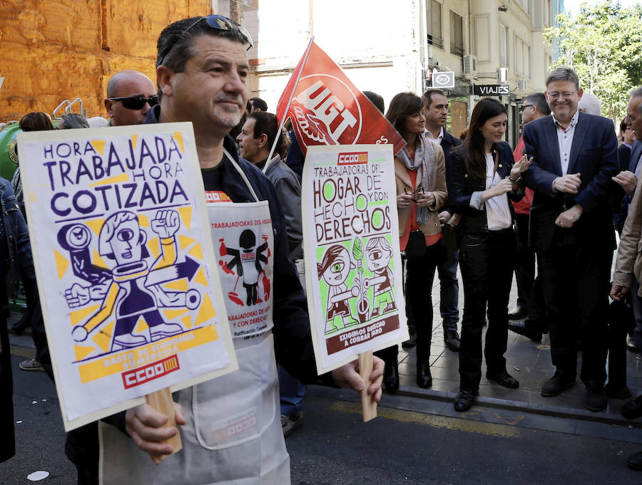 Manifestación del Primero de Mayo en la Comunitat